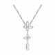 Серебряное колье SOKOLOV 94071579 с фианитом