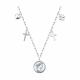 Серебряное колье SOKOLOV 94071582 с фианитом