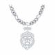 Серебряное колье SOKOLOV 94071583 с фианитом