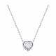 Серебряное колье SOKOLOV 94071599 с фианитом