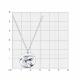 Серебряное колье Знак зодиака Водолей SOKOLOV 94071607