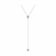 Серебряное колье SOKOLOV 94074636 с фианитом