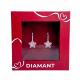 Серебряные серьги Diamant 94120021412 с фианитом