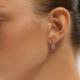 Серебряные серьги Diamant 94120021412 с фианитом