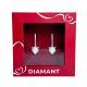 Серебряные серьги Diamant 94120024101 с фианитом