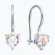 Серебряные серьги Diamant 94120024101 с фианитом