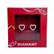 Серебряные серьги Diamant 94122024471 с фианитом