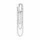 Одиночная серьга из серебра SOKOLOV 94170252-91