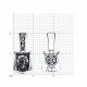Серебряная подвеска-иконка 	Господь Вседержитель Diamant 95-130-00944-1