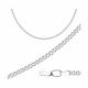 Серебряная цепь плетение Бисмарк Diamant 96-180-24040-1