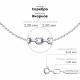 Серебряная цепь плетение Якорное SOKOLOV 968030604