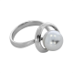 Серебряное кольцо Белая ворона B31580009 с жемчугом