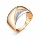 Золотое кольцо КЮЗ Del'ta D1101074 с фианитом