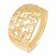 Золотое кольцо с алмазной гранью КЮЗ Del'ta D210318