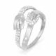 Серебряное кольцо КЮЗ Del'ta DС112843 с фианитом