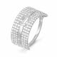 Серебряное кольцо КЮЗ Del'ta DС112849 с фианитом