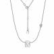 Серебряное колье КЮЗ Del'ta Dс0705493 с фианитом