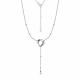 Серебряное колье КЮЗ Del'ta Dс0707178 с фианитом