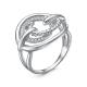 Серебряное кольцо КЮЗ Del'ta Dс1100531 с фианитом