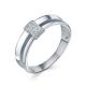 Серебряное кольцо КЮЗ Del'ta Dс1100750 с фианитом