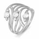 Серебряное кольцо КЮЗ Del'ta Dс111215 с фианитом