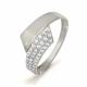 Серебряное кольцо КЮЗ Del'ta Dс111282 с фианитом