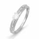 Серебряное кольцо КЮЗ Del'ta Dс111393 с фианитом