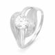 Серебряное кольцо КЮЗ Del'ta Dс112077 с фианитом