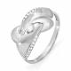 Серебряное кольцо КЮЗ Del'ta Dс112300 с фианитом
