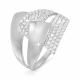 Серебряное кольцо КЮЗ Del'ta Dс112512 с фианитом