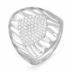 Серебряное кольцо КЮЗ Del'ta Dс112722 с фианитом