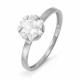 Серебряное кольцо КЮЗ Del'ta Dс113357 с фианитом