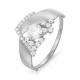 Серебряное кольцо КЮЗ Del'ta Dс113496 с фианитом