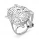 Серебряное кольцо КЮЗ Del'ta Dс113527 с фианитом