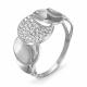 Серебряное кольцо КЮЗ Del'ta Dс113729 с фианитом