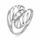 Серебряное кольцо КЮЗ Del'ta Dс113781 с фианитом
