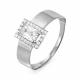 Серебряное кольцо КЮЗ Del'ta Dс113876 с фианитом