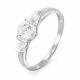 Серебряное кольцо КЮЗ Del'ta Dс114553 с фианитом