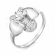 Серебряное кольцо КЮЗ Del'ta Dс115934 с фианитом