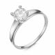 Серебряное кольцо КЮЗ Del'ta Dс116632 с фианитом