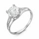 Серебряное кольцо КЮЗ Del'ta Dс116647 с фианитом