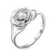 Серебряное кольцо КЮЗ Del'ta Dс117262 с фианитом