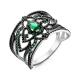 Серебряное кольцо КЮЗ Del'ta Dс117310 с кварцем