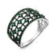 Серебряное кольцо КЮЗ Del'ta Dс117311 с кварцем