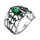 Серебряное кольцо КЮЗ Del'ta Dс117313 с кварцем