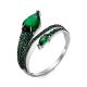 Серебряное кольцо КЮЗ Del'ta Dс117327 с кварцем