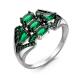 Серебряное кольцо КЮЗ Del'ta Dс117328 с кварцем