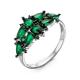 Серебряное кольцо КЮЗ Del'ta Dс117340 с кварцем