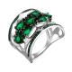 Серебряное кольцо КЮЗ Del'ta Dс117342 с кварцем