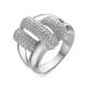 Серебряное кольцо КЮЗ Del'ta Dс117411 с фианитом